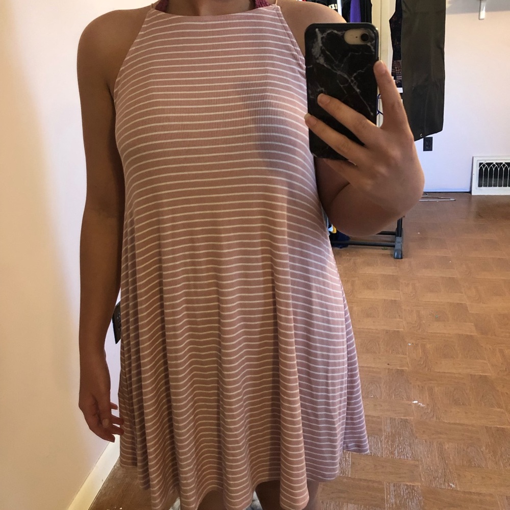Striped Pink Dress